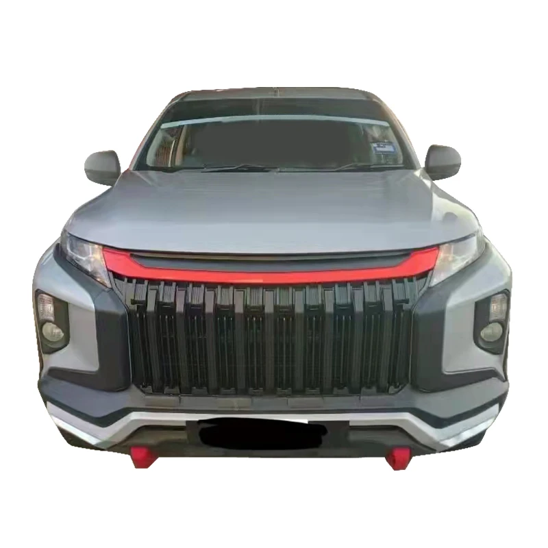 ABS Maate الأسود الجبهة الجانب الوفير غطاء الكسوة الجبهة تحت غطاء السفلى الشفاه الوفير التشذيب صالح لميتسوبيشي L200 تريتون 2019-2021