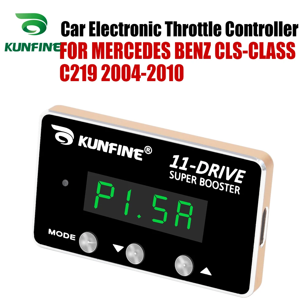 

KUNFINE Car Electronic Throttle Controller Racing Accelerator Potent Booster For BENZ CLS-CLASS C219 2004-2010 Tuning Parts