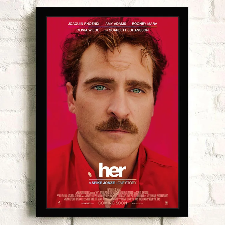 5D DIY Her Joaquin Phoenix Classic Movie Picture Diamond Painting Diamond Mosaic Cross Stitch Full Brick Embroidery Home Decor