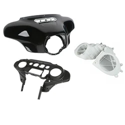 Motorcycle Batwing Inner Outer Fairing Speakers Cover For Harley Touring Road King Electra Glide Street Glide 2014-2024