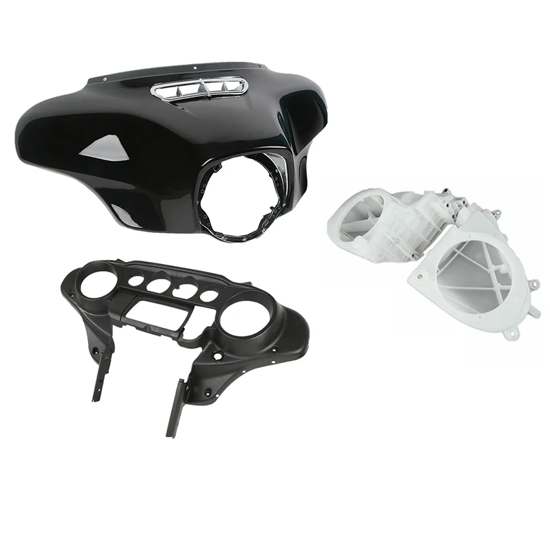 Osłony głośników wewnętrznych i zewnętrznych owiewki Batwing do motocykli Harley Touring Road King Electra Glide Street Glide 2014-2024