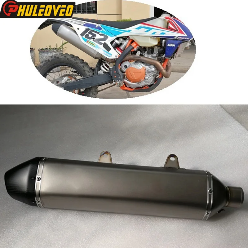 

Motorcycle Exhaust Muffler for KTM EXC 250 350 450 500 Husqvarna TE FE250 350 450 501 2011-2019 for KTM SXF250 350 450 500 10-18