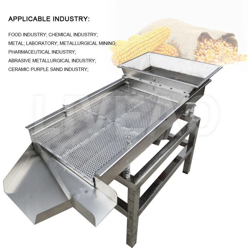 Food Sieve Machine Electric Screen Screening Machine Vibrating Screen For Power Or Grain Material Screening Maker