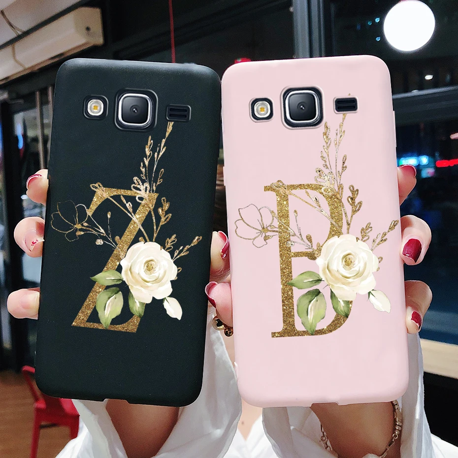 Para samsung galaxy grand prime caso g530 g530h g531 g531h g531f SM-G531F capa macia magro bonito letras silicone casos de telefone