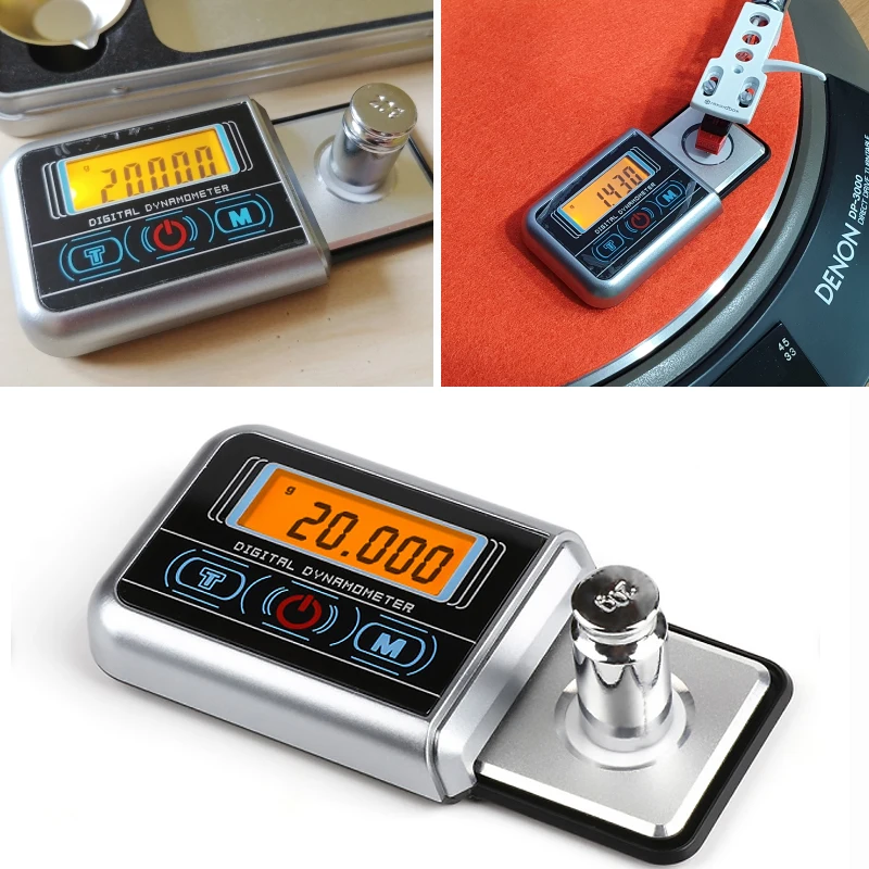 0.005g Mini Digital Turntable Stylus Force Scale Gauge Led Arm Load Meter Professional Portable Digital Scales Balança de joias