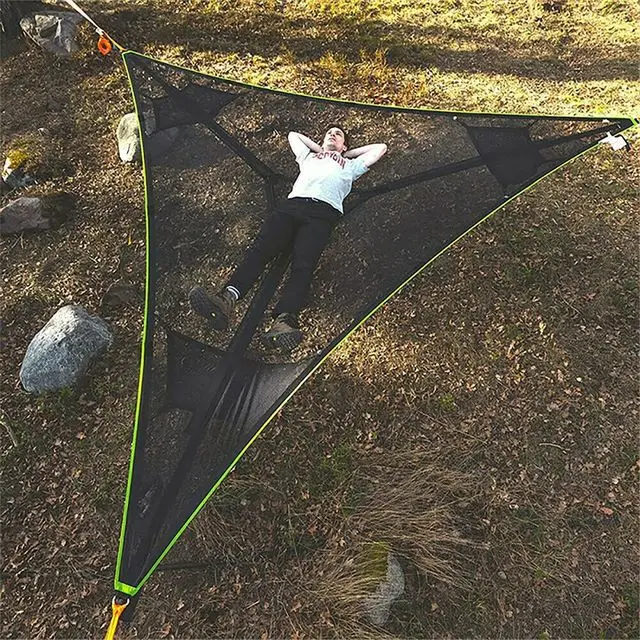 Portable Hammocks Revolutionary Giant Aerial Multi-person Camping Hammock