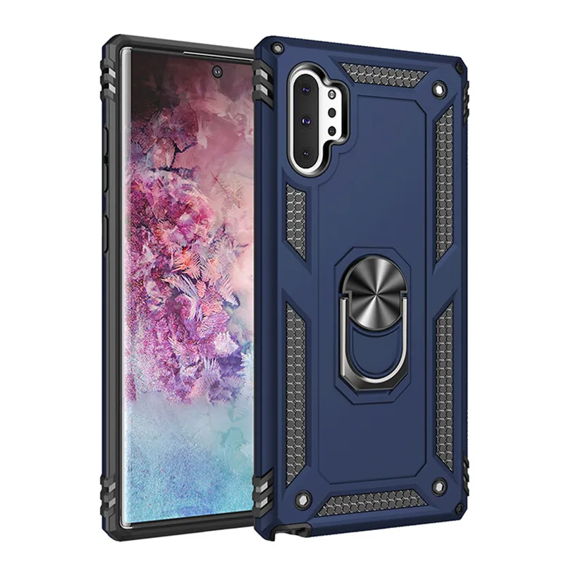 Mobile phone case with magnet ring holder for Samsung Galaxy Note 10 plus, case for note 10 plus