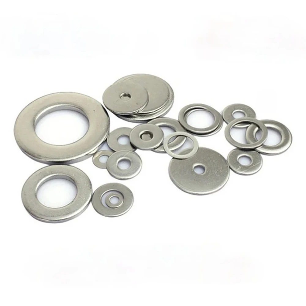 6# 8# 10# 12# ~ 1-1/2'' SUS304 Stainless Steel Plain Washers SAE Standard ANSIB18.22.1 / ASTM A325 / ANSI 1060