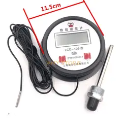 1Pc High Temperature Industrial Boiler Electronic Digital Thermometer Water Temperature Meter With Probe Thermometer 5-20M