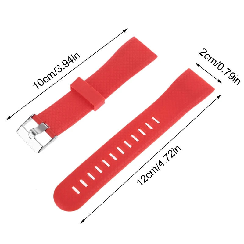 Nhiều Màu Sắc Cổ Tay Dây Đeo Thay Thế Silicon Thể Thao Dây Đeo 116 Plus Vòng Tay Đồng Hồ Thông Minh Smartwatch