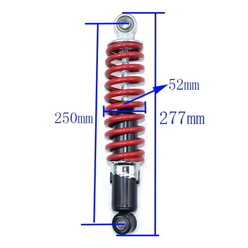 Aluminum Shock Absorber Rear Suspension 250mm Spring 7mm For Motorcycle 50cc 70 90 110 125cc Dirt Pit Bike ATV Go Kart