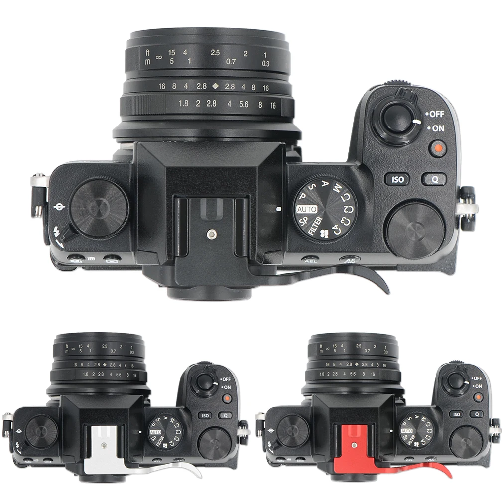 Empuñadura de Metal con pulgares hacia arriba, agarre de mano para cámara Micro DSLR Fujifilm X-S10