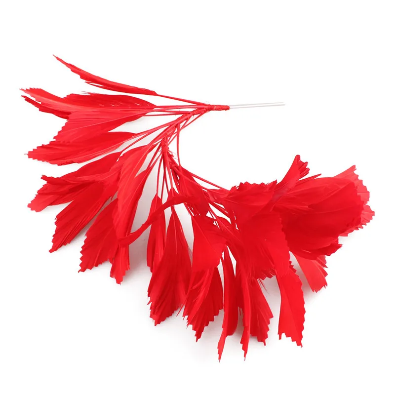 Fancy 25 CM DIY Dyed Fluffy Turkey Feather Colorful Wedding Decorations Elegant Party Clothes Feathers DIY Accessories