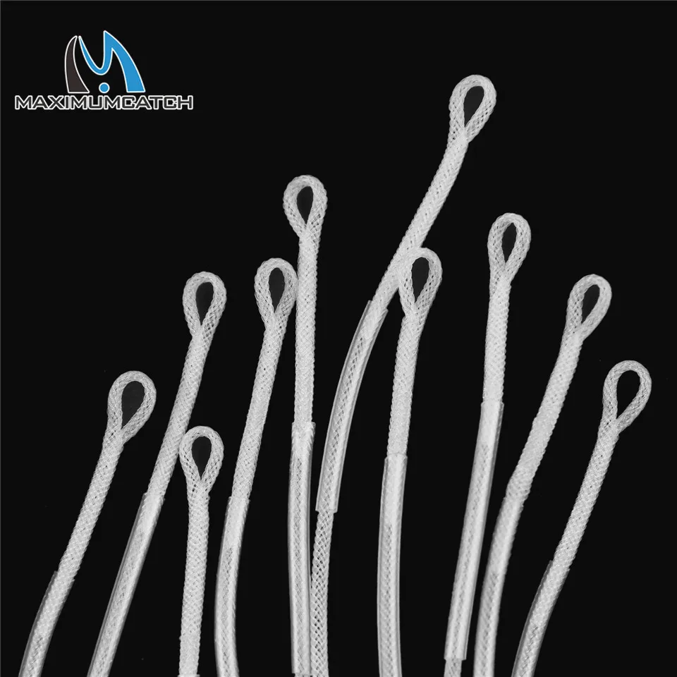 Maximumcatch 10pc 30LB/50LB Braided Fly Fishing Loop Connector Fly Fishing Line