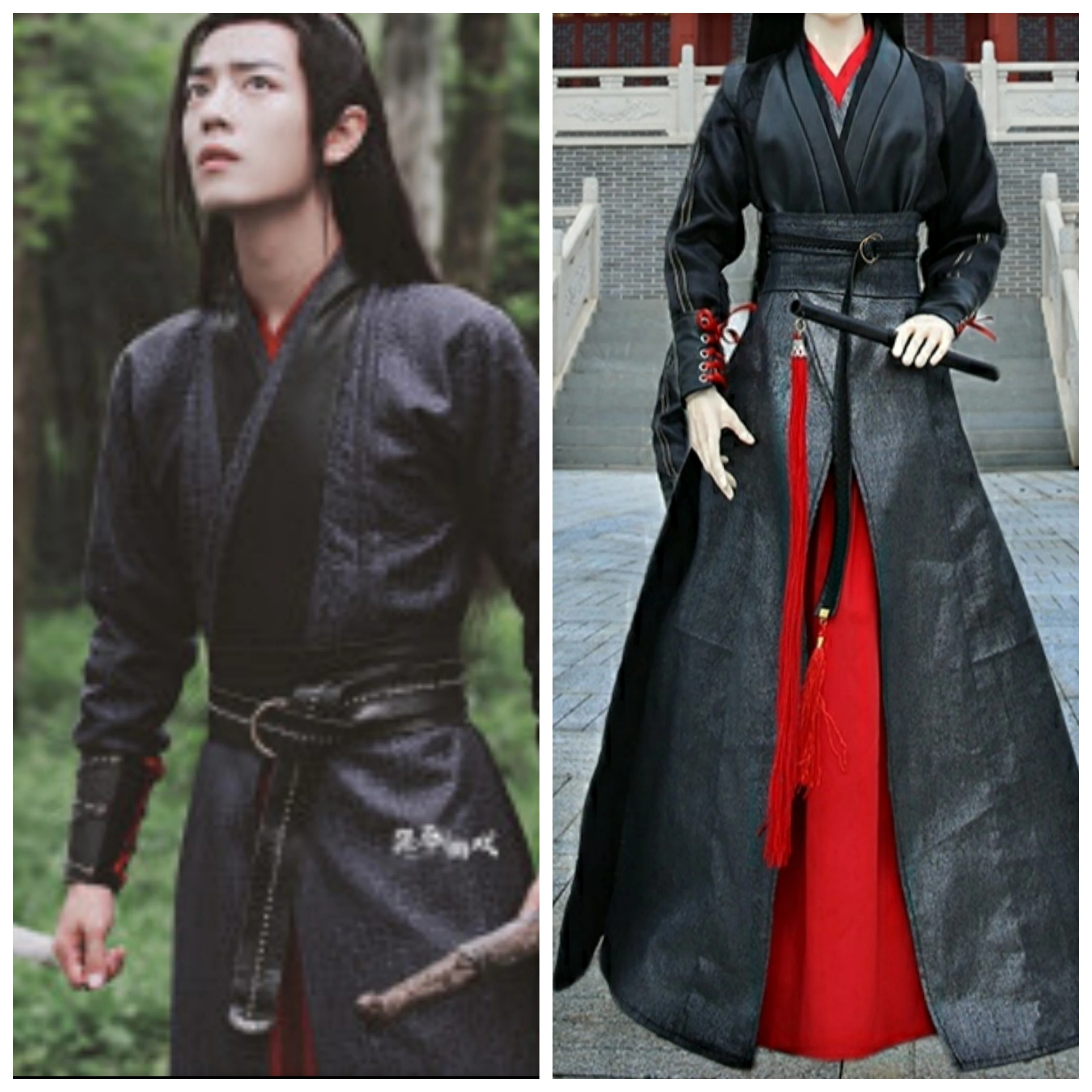 

The Untamed Ready Stock Wei Wuxian Xiao Zhan BJD Doll Clothes Similar Custom Made 72cm 1/3 Male Boy bjd Chinese Ancient Costume