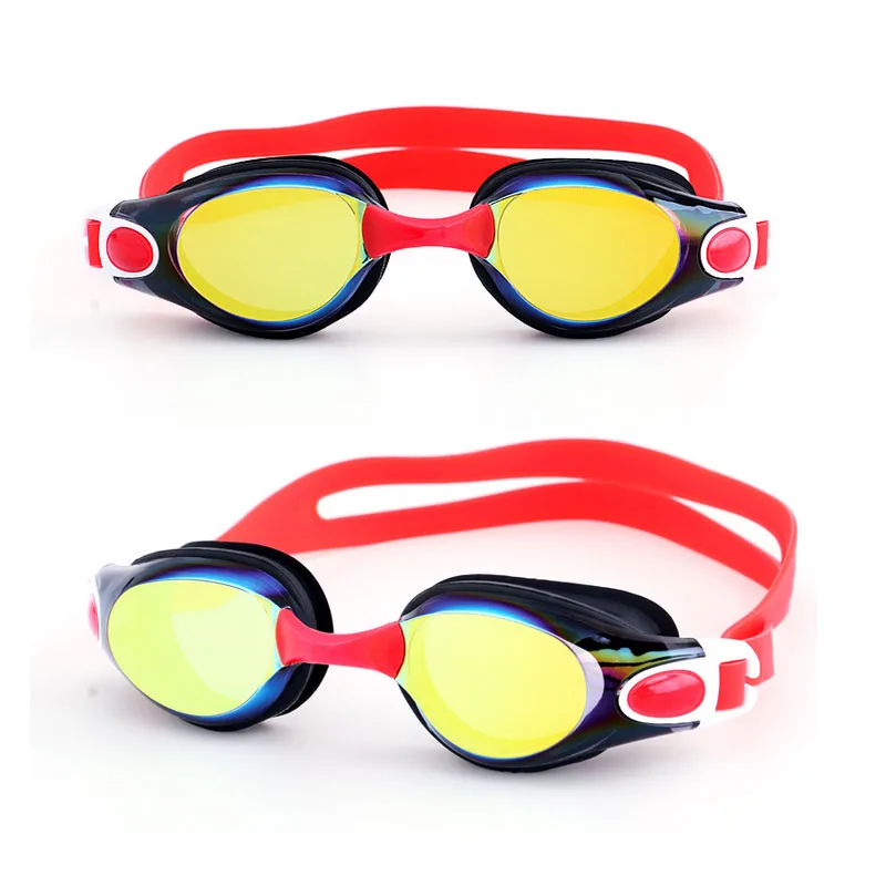 Neue Männer Frauen Schwimmen Brille Myopie Anti-Fog Rezept Wasserdichte Silikon Schwimmen Pool Brillen Kappe Erwachsene Kinder Tauchen Gläser