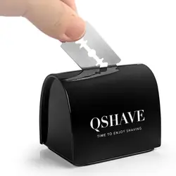 Qrasatura custodia per smaltimento lama banca di stoccaggio sicura per lame di rasoio di sicurezza usate protezione sicura per la casa