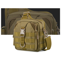 USB Multifunction Men's Tactical Sling Shoulder Bag Men Outdoor Sport Messenger Bag For Military Crossbody Camouflage Bag  X116D