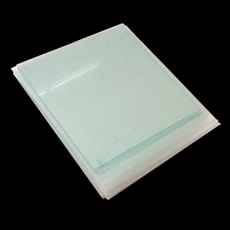 Professional Teleprompter Vidro sem Ghosting Espectroscópio Película Transparente Espessura de mm 13×15 20×25 30x30cm