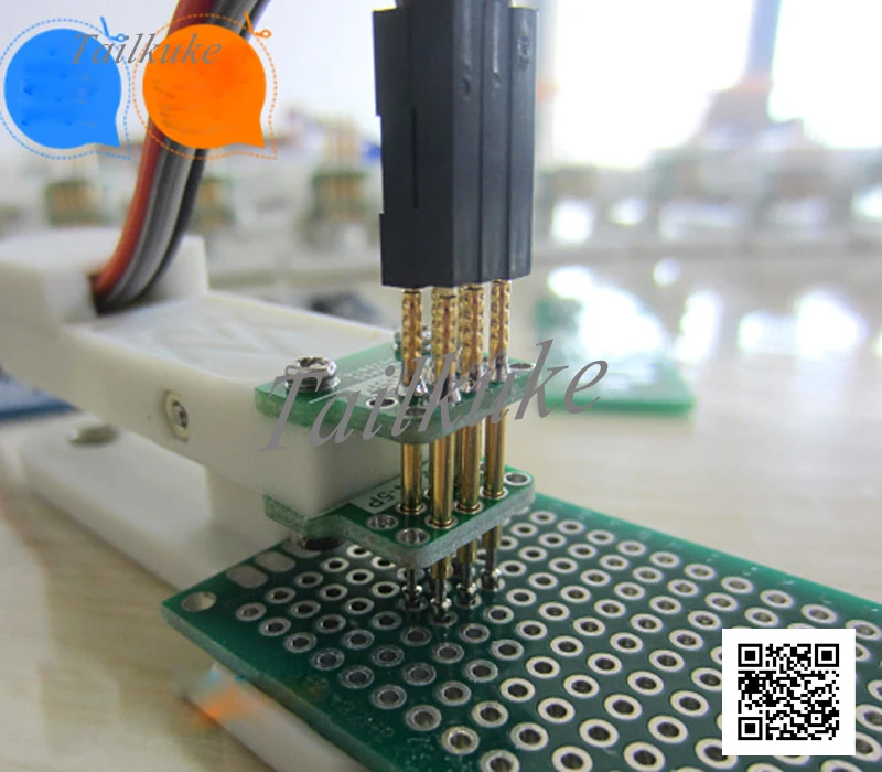 Burning Program Fixture Debug Download Pogo Pin 2.54mm-3P Double Row STM32 STC 3 Pin