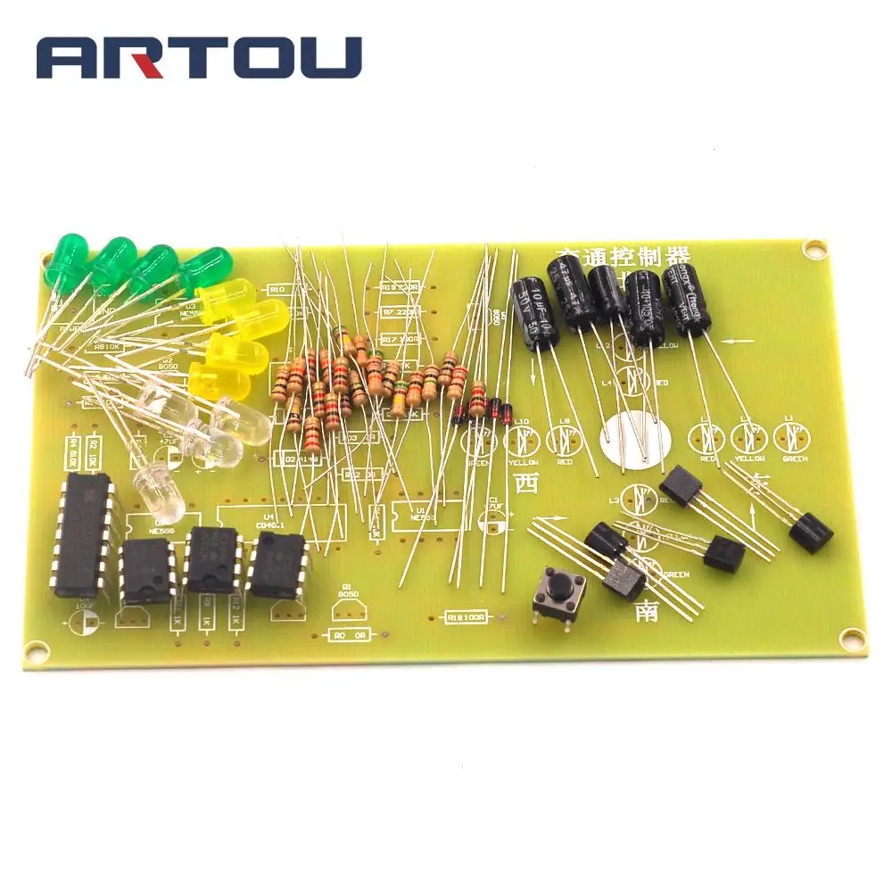 Traffic Light Controller Electronic DIY Kit Electromechanical Skills Training Skills Contest