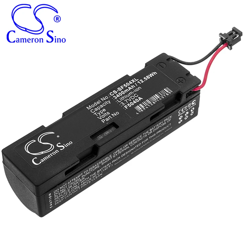 CameronSino แบตเตอรี่สำหรับสัญลักษณ์ F5040A PS3050 BCS1002 FNN7810A PSS3050เหมาะกับสัญลักษณ์ F5040A Barcode Scanner แบตเตอรี่3400MAh 3.70V