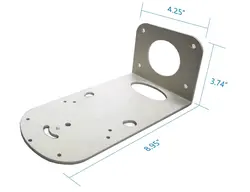 White Small Universal Conference Camera Wall Mount
