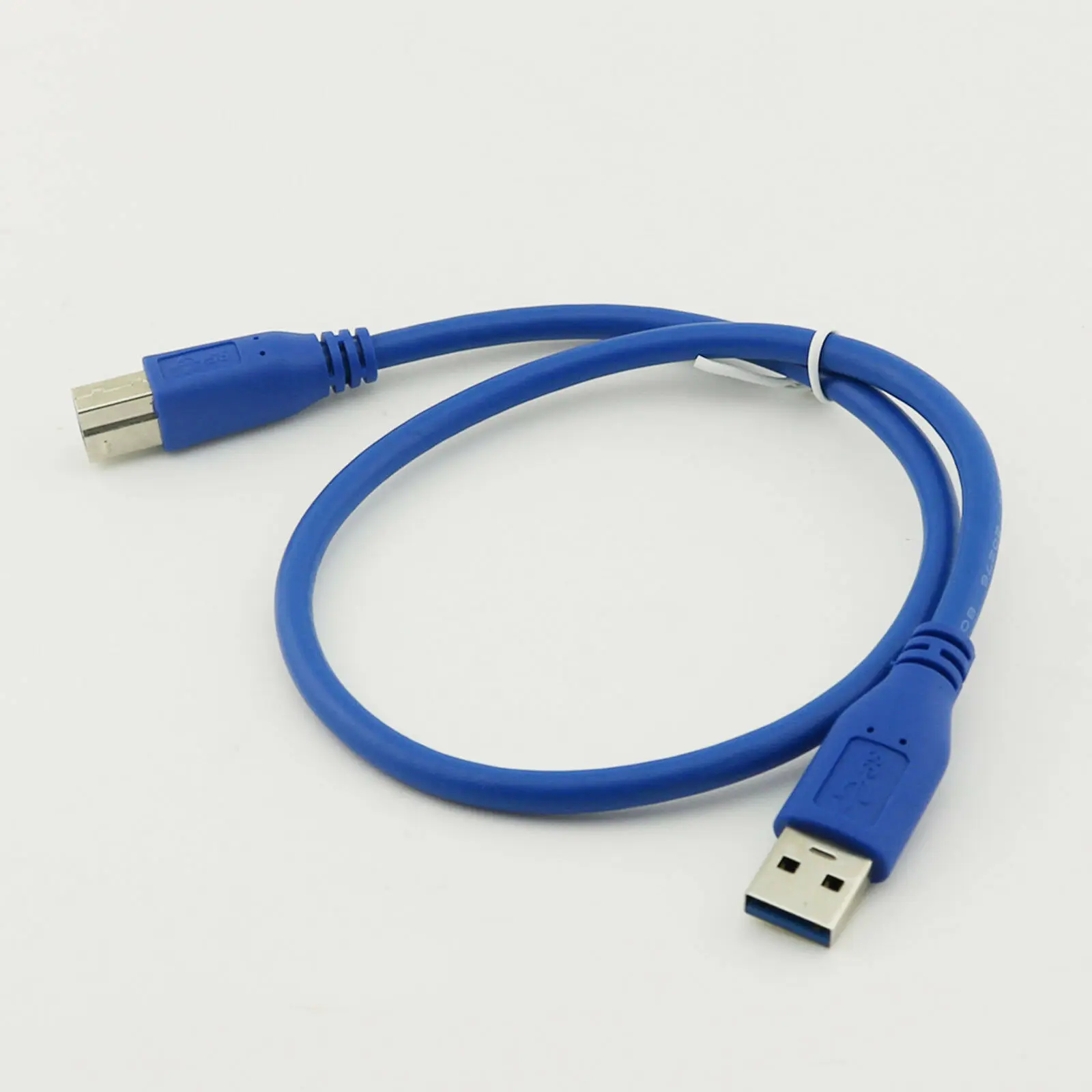 1pcs USB 3.0 Type A Male Plug To USB B Male Printer Scanner Data Wire Cord Cable 50cm