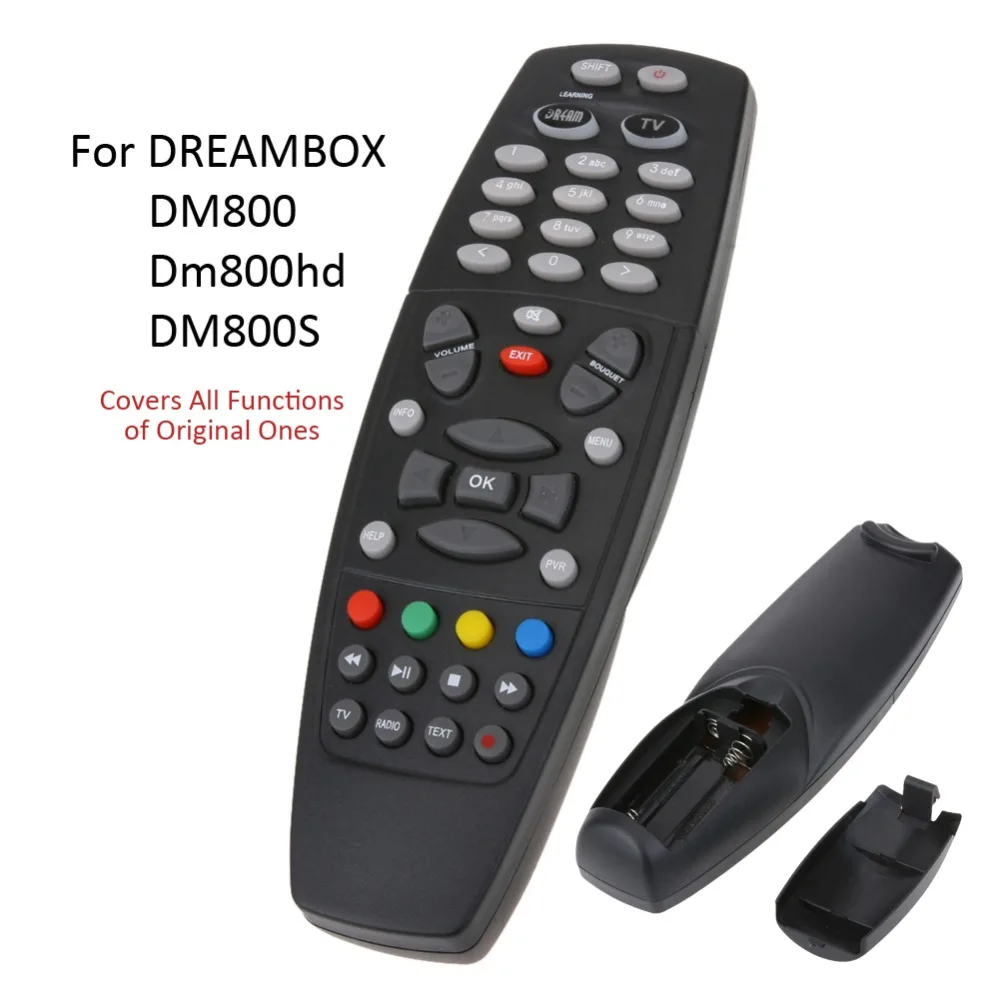 Smart TV Remote Control Replacement Television Remote Control Unit Black All Functions For DREAM BOX DM800 Dm800hd DM800SE HDTV