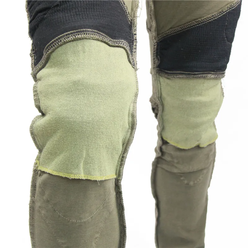 Motorcycle Riding Jeans Pants With Protective Gear Built-in Wear-resistant Fireproof Kevlar Protective Layer On Hips And Knees