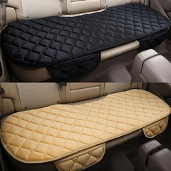 Car Seat Rear Cover Warm Car Seat Cushion Protector Mat Auto Front Seat Cushion Keep Winter Plush Velvet Back Seat Pad