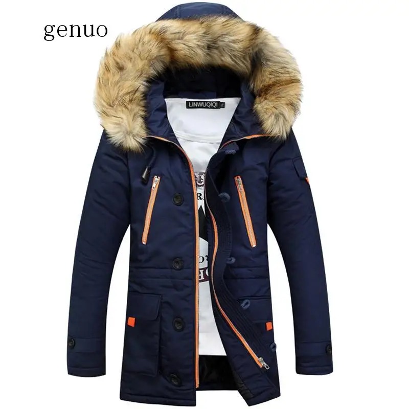 

Long Hoodies Jackets Coats Casual Snow Warm Coats Warm Winter Couple Thicken Jacket Men 3XL Fashion Zipper Men Tops