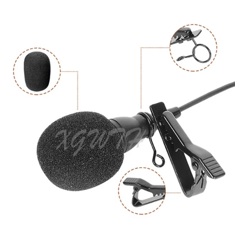 Clip de corbata hipercardioide, micrófono de solapa Lavalier, micrófono condensador cardioide para sistema inalámbrico Sennheiser Shure AKG Audio-Technica
