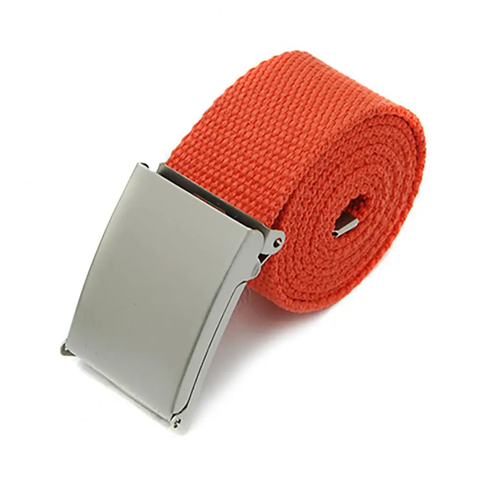 Unisex Belt High Quality Canvas Belt Unbuckle Easily Unisex Canvas Web Belt for Outdoor