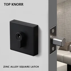 TOPKNORR Invisible Door Lock Indoor Door Lock Sliding Door Single Side With Key Lock Single Tongue Wooden Door Invisible Access