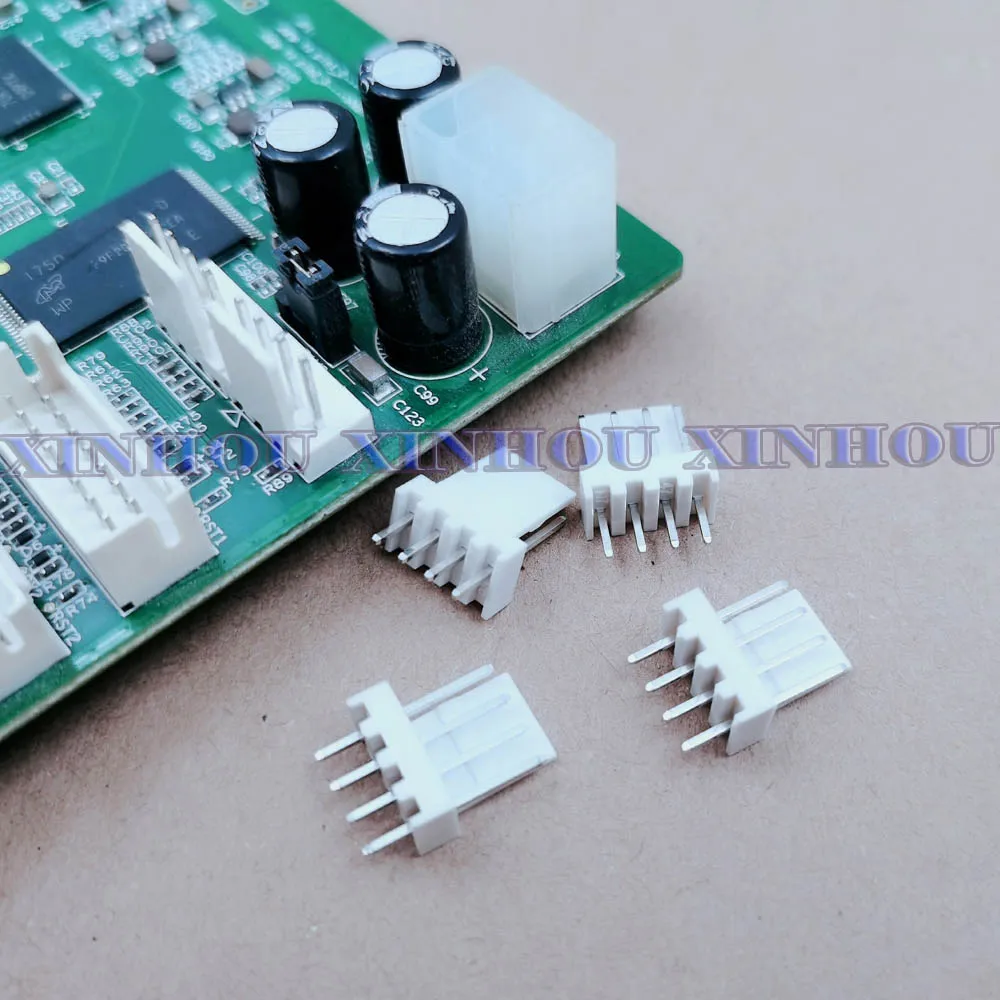 

50pcs 2510-AW KF2510 Connector 2.54MM PITCH Male Pin Header 4Pin for ASIC miner Antminer S9 L3+ Innosilicon A9 WhatsMiner M3 A1