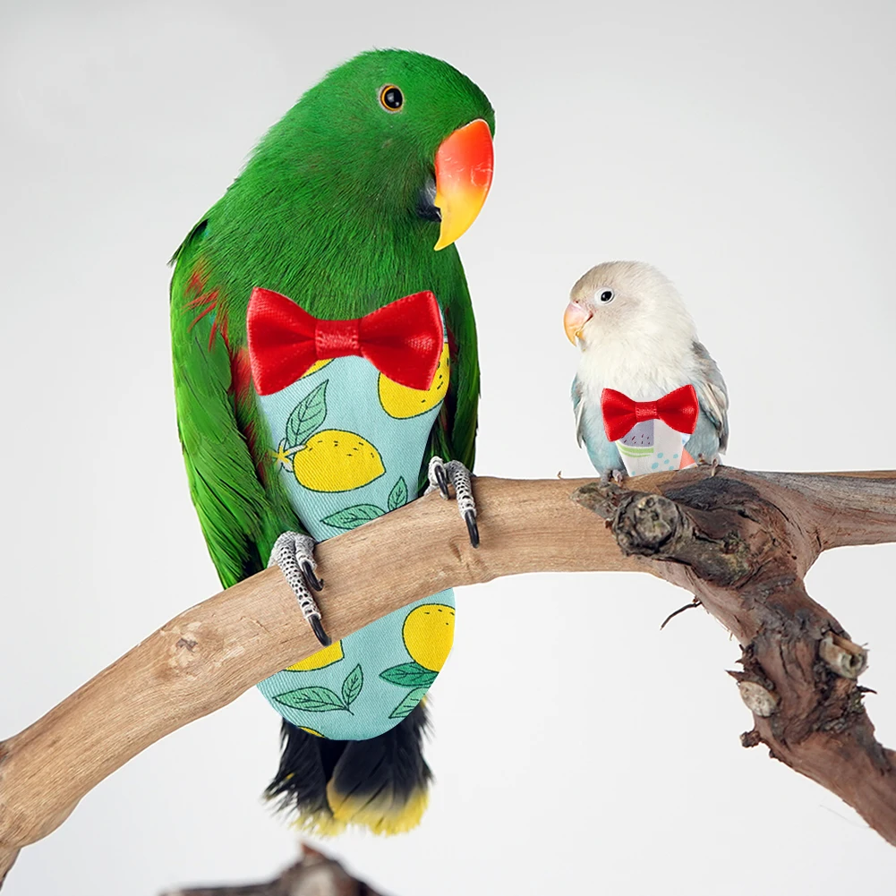 Parrot Diaper Flight Suit Diaper Clothes Parrot Parakeet Pigeon Medium Large Pet Bird Adjustable neckerchief Pet Cloth