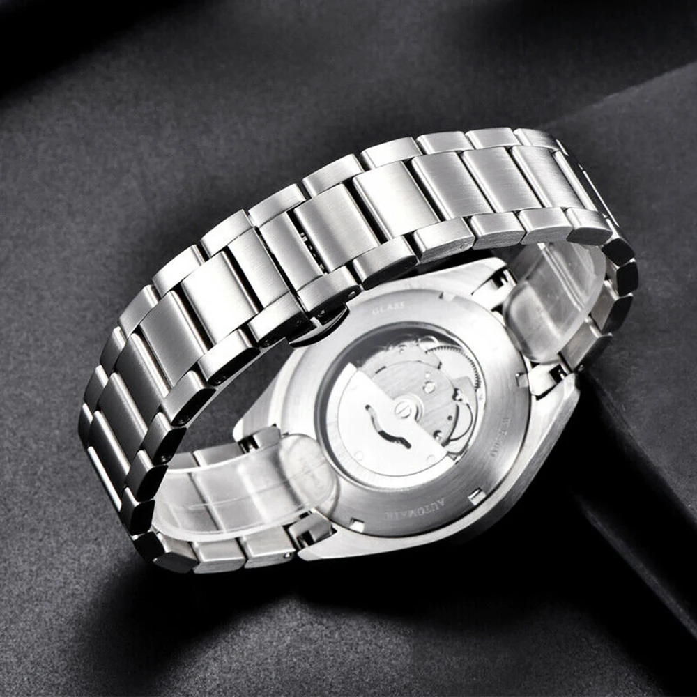 Japan NH35 Automatic Watch Sapphire Sterile Dial Luminous Luxury Top Brand Luminous Mens Sport Clock Mechanical Male Wristwatch