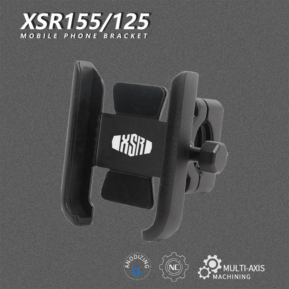 For Yamaha XSR 155 Accessories 2019-2020 XSR 125 2022 CNC Aluminum Alloy Motorcycle Mobile Phone Bracket Stand Navigation Holder