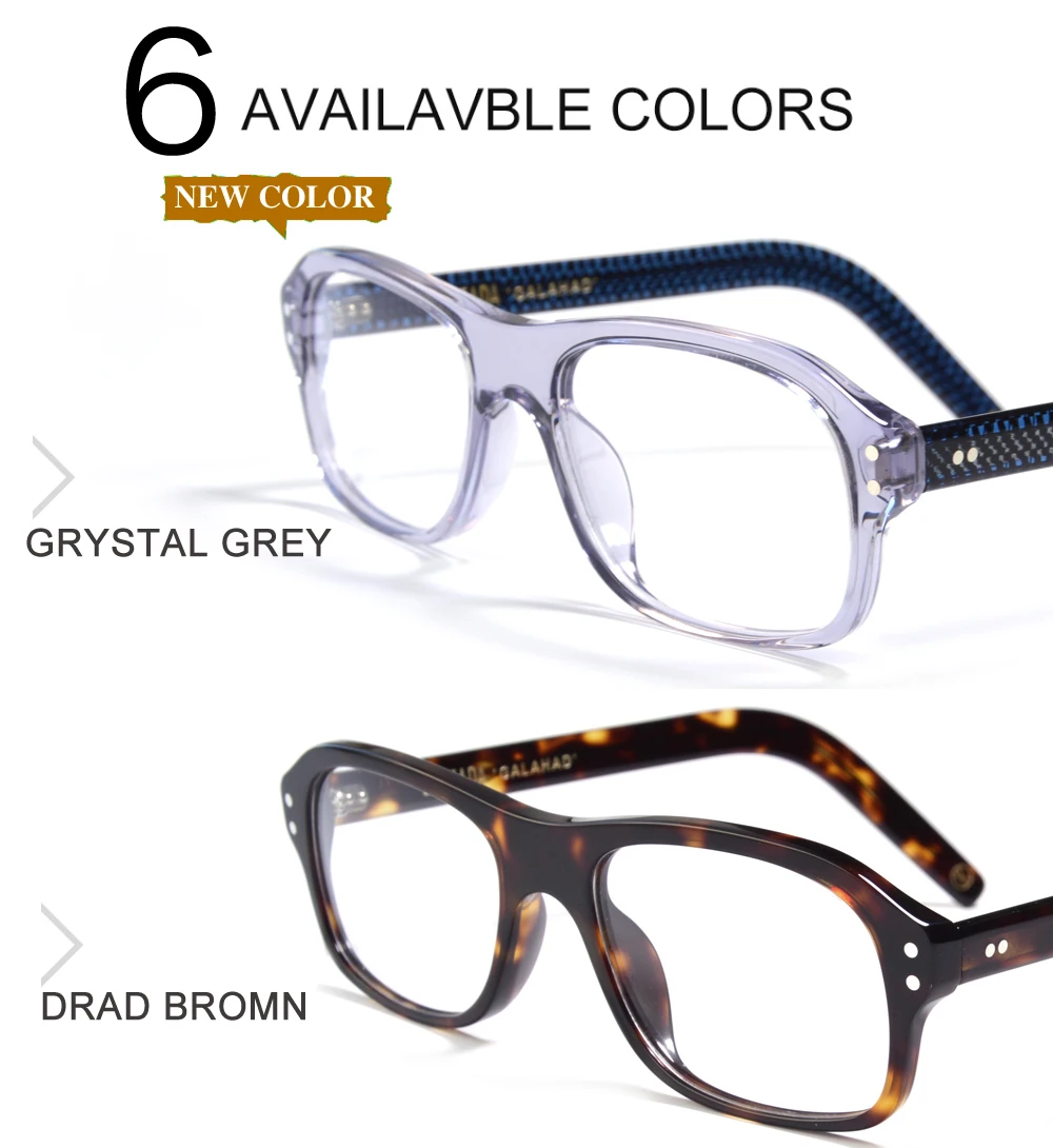 Kingsman Film Cosplay Brille Vintage Rechteck Brillengestelle für Männer Clip-on-Befestigung Polarisierte Sonnenbrille mit Etui – Detail 4
