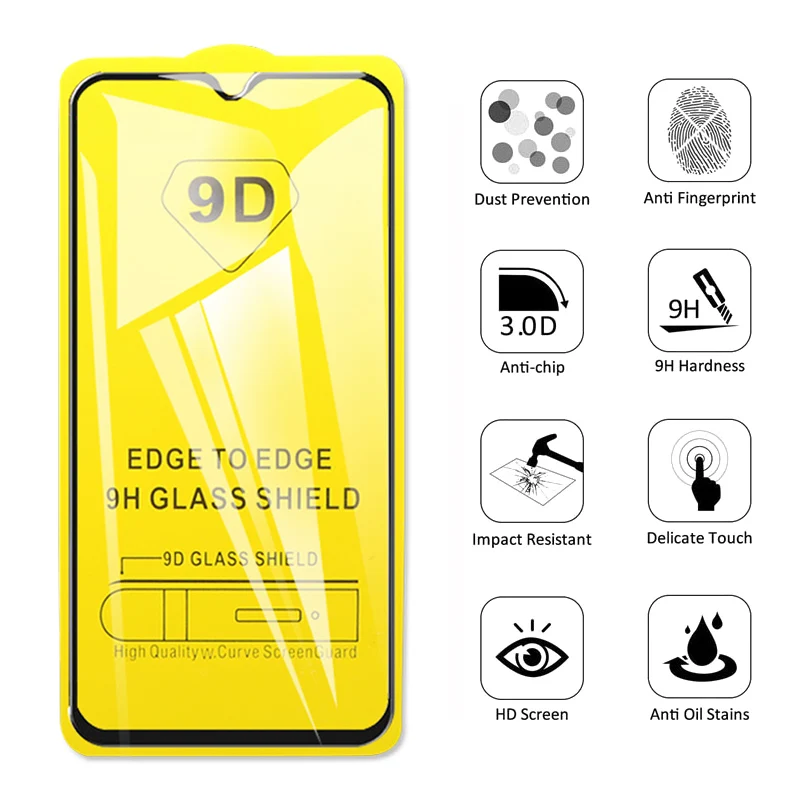 9H 2.5D Tempered Glass For Alcatel 1SE 2020 Full Cover Screen Protector Protective Phone Film  Shock-proof