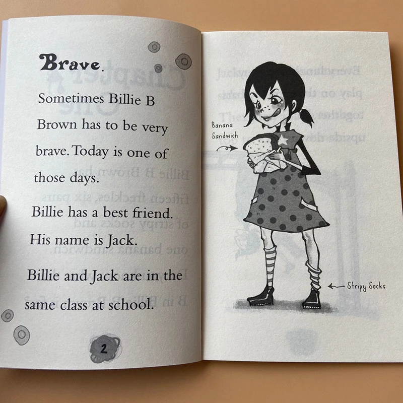 Billie B Brown Coleção completa para crianças, bebê, história famosa, contos ingleses, conjunto de livros infantis, aleatório 11 livros