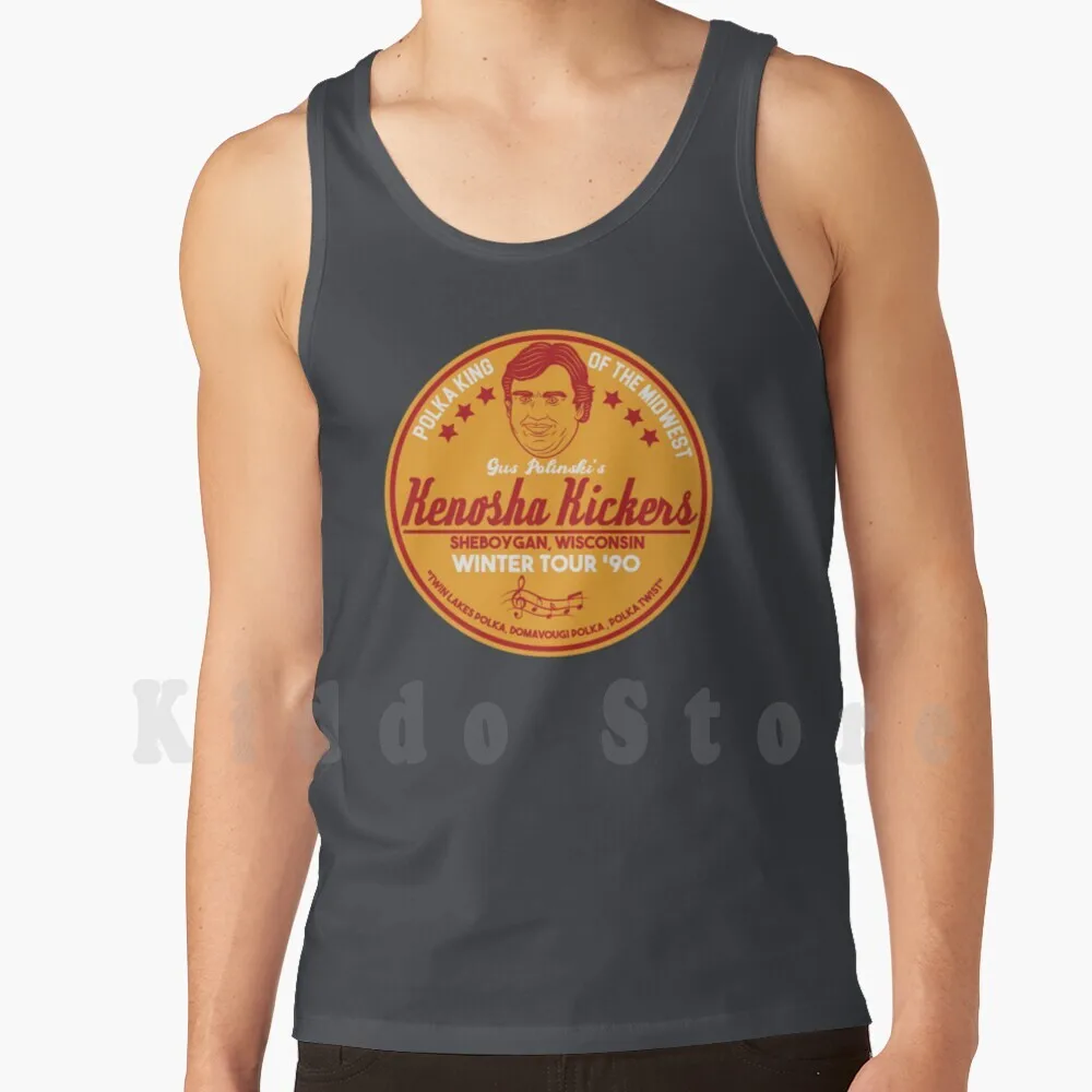 Kenosha Kickers Tank Tops Vest Sleeveless Gus Polinski Kenosha Kickers Polka King Of The Midwest Home Alone Christmas