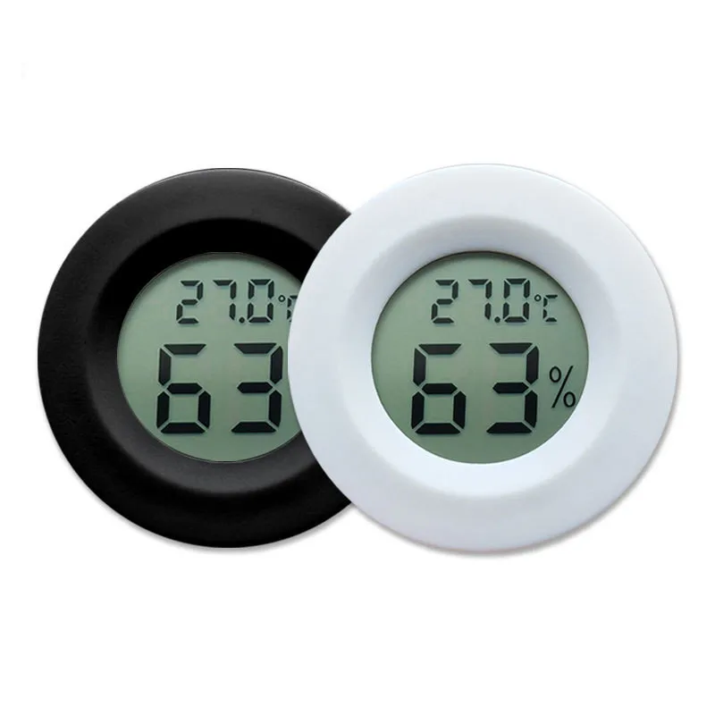 Thermometer Hygrometer Mini LCD Digital Temperature Humidity Meter Detector Thermograph Indoor Room Instrument Dropshipping