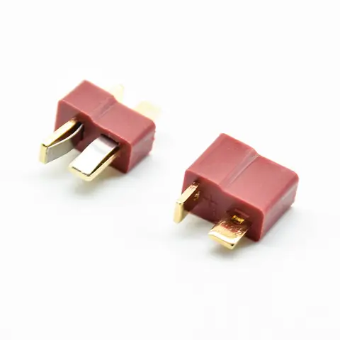 10pcs Red T Plug Connectors for RC Batteries SANDOMEY