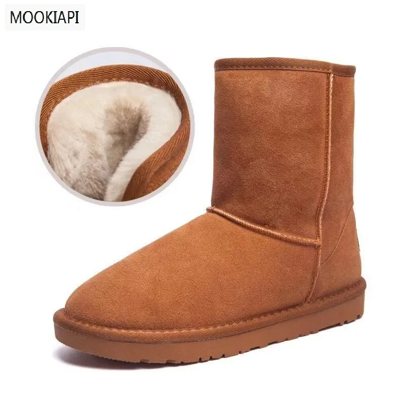 In 2022, China's Highest Quality Men's Snow Boots, Real Cowhide, Brand Leatrher Classic Men's Shoes, Free Delivery