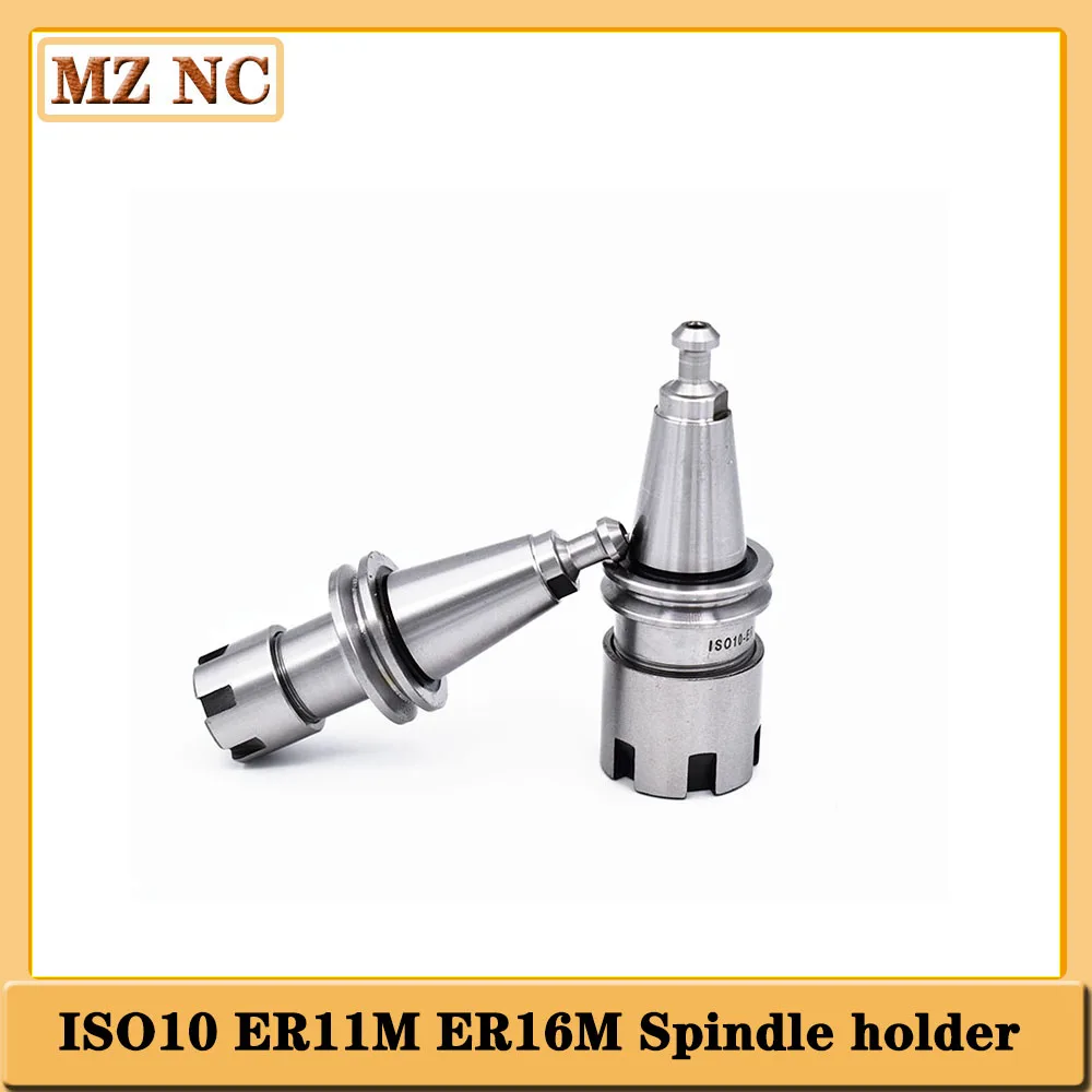 

1pcs Mini ISO10 ER11M ER16M spindle tool holders collet chuck M type nut for CNC machine