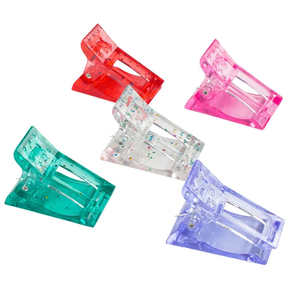10Pcs Acryl Nail Clip Transparante Gel Quick Building Nail Tips Clips Vingernagel Extension Uv Klemmen Manicure Builder Gereedschap
