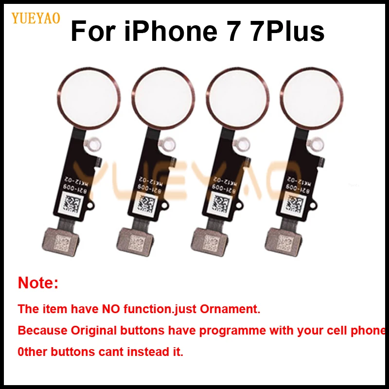 Universal Home Button For iPhone 7 8 Home Button No touch ID For iPhone 7 Plus 8 Plus Home Button Flex Cable Return Functions