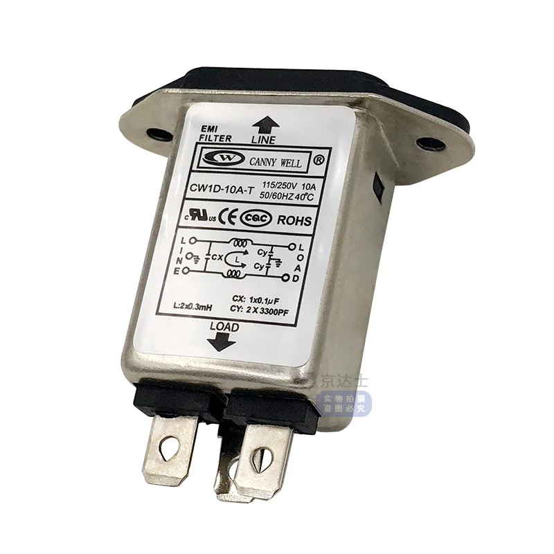 Taiwan Power Supply EMI Filter CW1D 1A 3A 6A 10A Single-phase T AC Anti-interference 220V